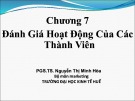 Bài giảng Quản trị kênh phân phối: Chương 7 - PGS. TS. Nguyễn Thị Minh Hòa