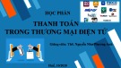 Bài giảng Thanh toán trong thương mại điện tử: Chương 2 - ThS. Nguyễn Như Phương Anh