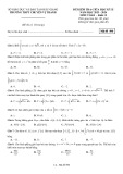 Đề thi giữa học kì 2 môn Toán lớp 12 năm 2023-2024 có đáp án - Trường THPT Chuyên Vị Thanh, Hậu Giang