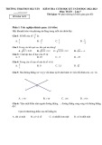 Đề thi học kì 1 môn Toán lớp 7 năm 2022-2023 - Trường TH&THCS Hải Tân, Hải Lăng