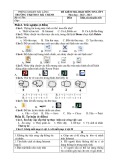 Đề thi học kì 2 môn Tin học lớp 3 năm 2022-2023 - Trường TH&THCS Hải Chánh