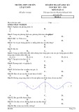 Đề thi giữa học kì 1 môn Toán lớp 11 năm 2023-2024 - Trường THPT Chuyên Lê Qúy Đôn, Quảng Trị