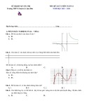 Đề thi giữa học kì 1 môn Toán lớp 12 năm 2023-2024 - Trường THPT Chuyên Lê Qúy Đôn, Quảng Trị