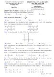Đề thi giữa học kì 2 môn Toán lớp 12 năm 2023-2024 - Trường THCS Việt Yên số 1, Bắc Giang
