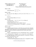 Đề thi học kì 2 môn Toán lớp 9 năm 2022-2023 có đáp án - Phòng GD&ĐT Hải Lăng