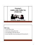 Bài giảng Nguyên cứu marketing: Chương 9 - ThS. Nguyễn Thị Thoa