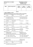 Đề thi học kì 1 môn Hóa học lớp 9 năm 2023-2024 có đáp án - Trường THCS Lý Tự Trọng, Phước Sơn