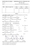 Đề thi giữa học kì 1 môn Toán lớp 6 năm 2022-2023 - Trường THCS Lý Tự Trọng, Phước Sơn