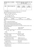 Đề thi giữa học kì 2 môn Hóa học lớp 9 năm 2022-2023 có đáp án - Trường THCS Lý Tự Trọng, Phước Sơn