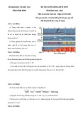 Đề thi tuyển sinh vào lớp 10 môn Sinh học năm 2023-2024 - Sở GD&ĐT Ninh Bình