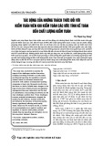 Tác động của những thách thức đối với kiểm toán viên khi kiểm toán các ước tính kế toán đến chất lượng kiểm toán