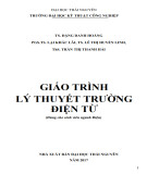 Giáo trình Lý thuyết trường điện từ (Dùng cho sinh viên ngành Điện): Phần 1