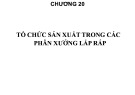 Bài giảng Tổ chức sản xuất cơ khí: Chương 20 - TS. Nguyễn Văn Tình