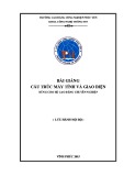 Bài giảng Cấu trúc máy tính và giao diện - Trường Cao đẳng Công nghiệp Phúc Yên