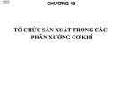 Bài giảng Tổ chức sản xuất cơ khí: Chương 19 - TS. Nguyễn Văn Tình