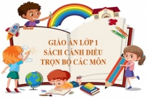 Trọn bộ Giáo án lớp 1 các môn sách Cánh Diều