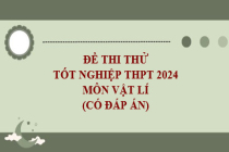 Đề thi thử tốt nghiệp THPT năm 2024 môn Vật lí (Có đáp án)