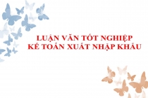 Sưu tầm 11 đề tài luận văn tốt nghiệp Kế toán xuất nhập khẩu đặc sắc nhất