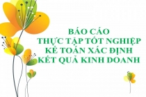 13 đề tài báo cáo thực tập tốt nghiệp Kế toán xác định kết quả kinh doanh đặc sắc nhất